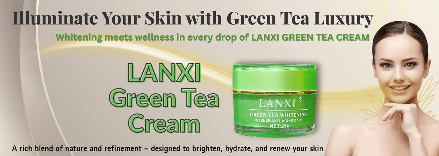 <p style="font-size:35px;">Gentle whitening with <br> <br> green tea purity</p>