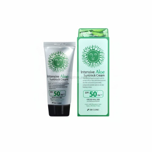 3W Clinic Intensive Aloe Sunblock Cream SPF 50+ PA+++ 70ml