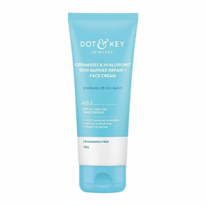 Dot & Key Barrier Repair Face Moisturizer with Ceramides & Hyaluronic Acid 100g