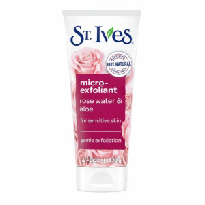 St.ives Micro Exfoliant Rose & Aloe Facial Scrub for Sensitive Skin 170g